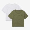 Cotton Boxy Pocket Crew Neck Tee 2-Pack