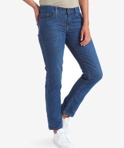 Charlton Mid Rise Slim Straight Jeans