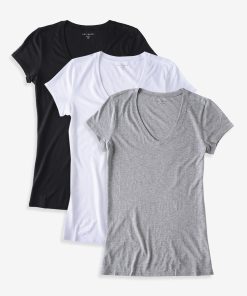 Fitted V-Neck Marcy 3-Pack