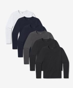 Long Sleeve Crew Tee Driggs 6-Pack
