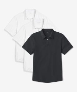 Jersey Sueded Polo 3-Pack