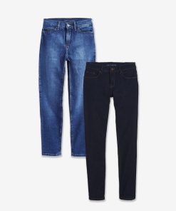 Ridge Mid Rise Slim Straight 2-Pack