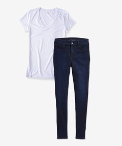 Bundle 05: 1 pair of Jeans + 1 Marcy Tee