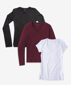 Bundle 10: 2 Long Sleeved Marcy Tees + 1 Short Sleeved Marcy Tee