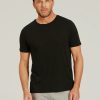 Linen Blend Crew Tee