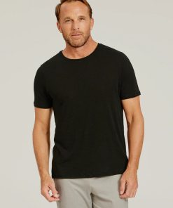 Linen Blend Crew Tee