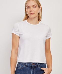 Cropped Fitted Crew Marcy Tee