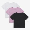 Cropped Fitted Crew Marcy Tee 3-Pack