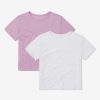 Cropped Fitted Crew Marcy Tee 2-Pack