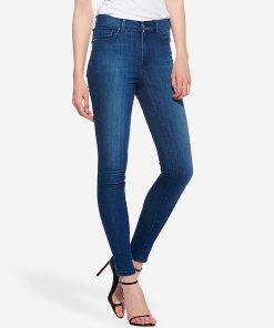 High Rise Skinny Carmine Jeans