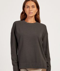 Cotton Jersey Oversized Long Sleeve Tee