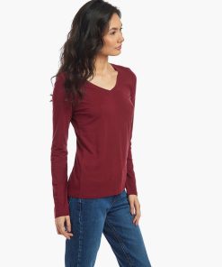 Long Sleeve V-Neck Tee Marcy