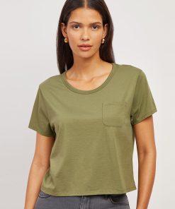 Everyday Cotton One Pocket Crew Tee