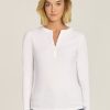 Long Sleeve Rib Henley Tee